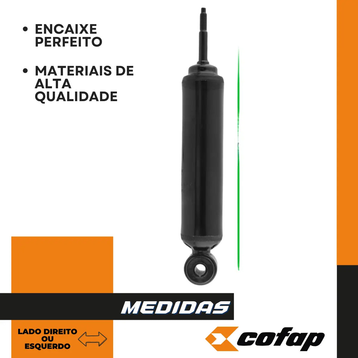Amortecedor Dianteiro F1000 79 80 81 82 83 84 85 Cofap