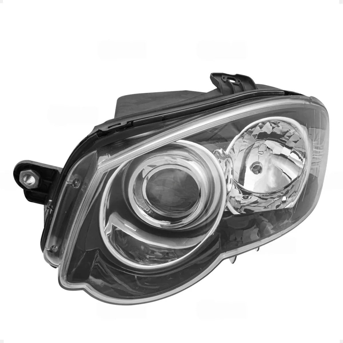 Farol Siena 10 11 12 Máscar Negra Moldur Cromada Duplo Arteb