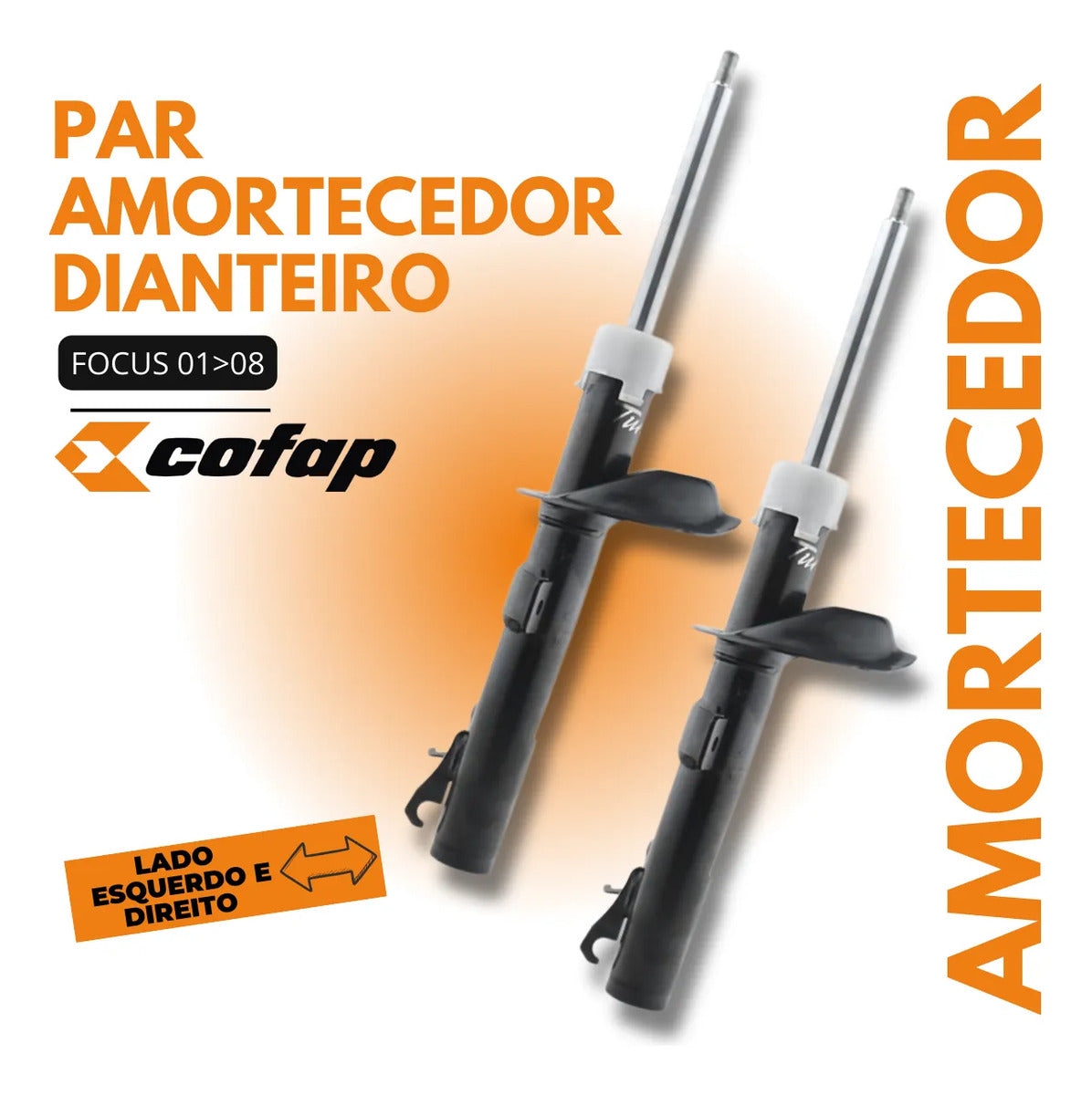 Par Amortecedor Dianteiro Focus 2001 A 2008 - Cofap