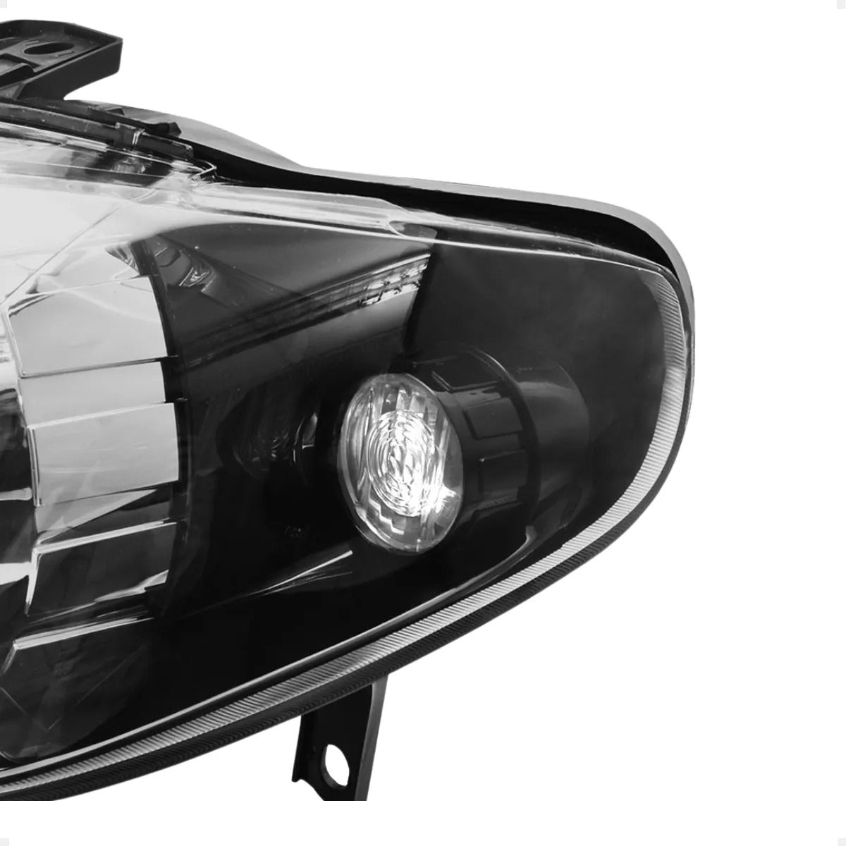 Farol Fiat Palio Restyling Ii 2004 Diante Máscar Negra Arteb