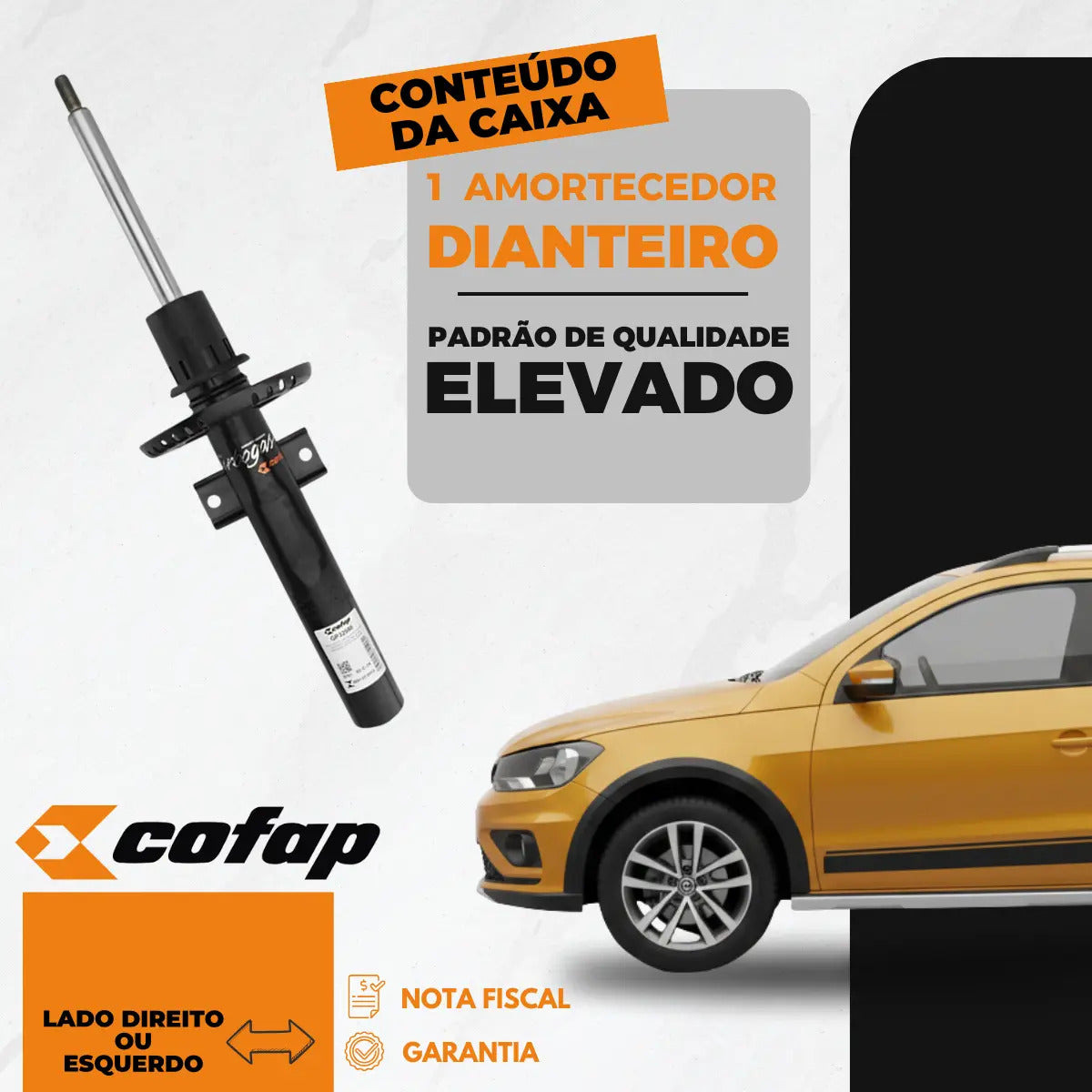 Amortecedor Dianteiro Gol G5 Rallye 2011 Cofap Original