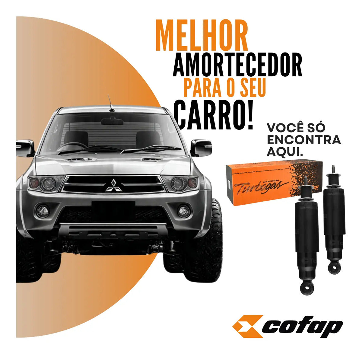 Par Amortecedor Dianteiro L200 Sport 2004 A 2006 Cofap Super