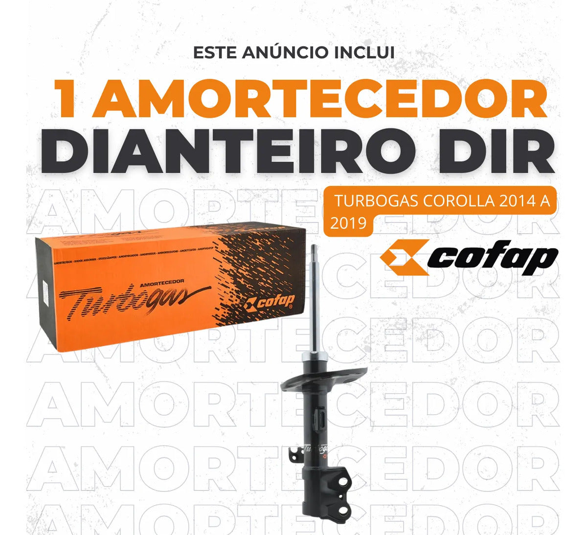 Amortecedor Dianteiro Direito Corolla Xei 2.0l 2023 Cofap