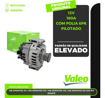 Alternador Valeo Sprinter 2.2 Após 2012 180a  12v 180a