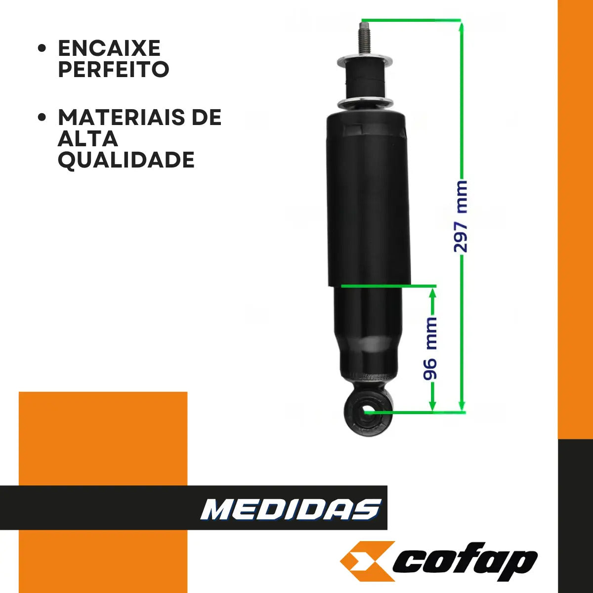 Par Amortecedor Dianteiro L200 Sport 2004 A 2006 Cofap Super
