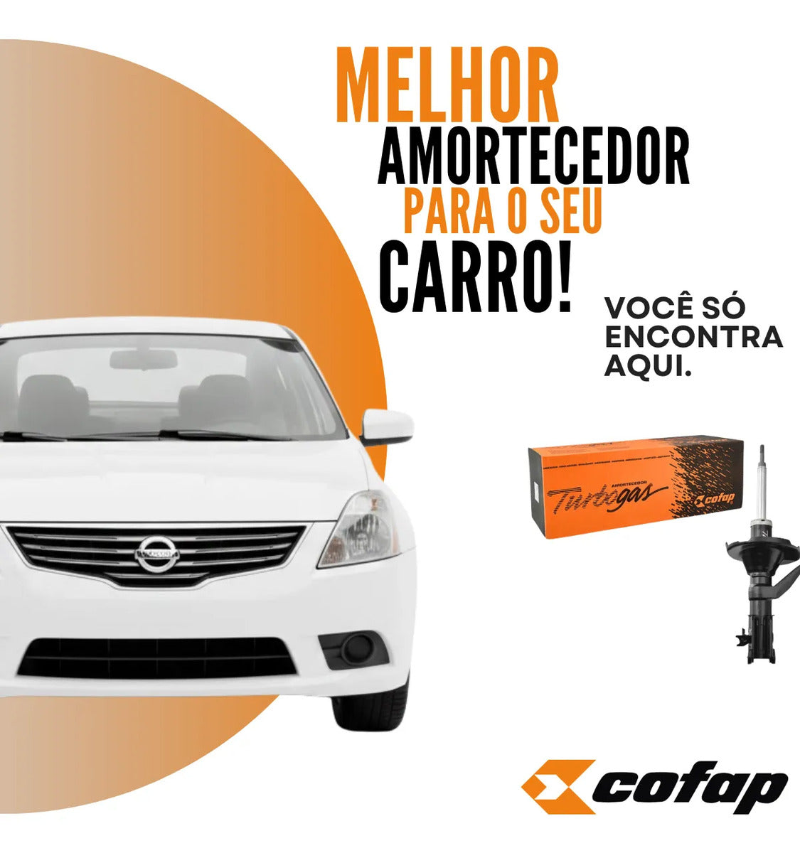 Amortecedor Dianteiro Esquerdo Sentra 2007 A 12 - Cofap
