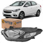 Farol H4 Mascara Negra Prisma Ltz Onix 2017 A 2019 Arteb