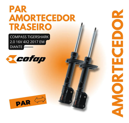 Par Amortecedor Traseiro Compass 4x2 2017 Diante - Cofap