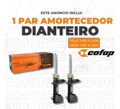 Par Amortecedor Dianteiro Palio Ate 2008 Cofap