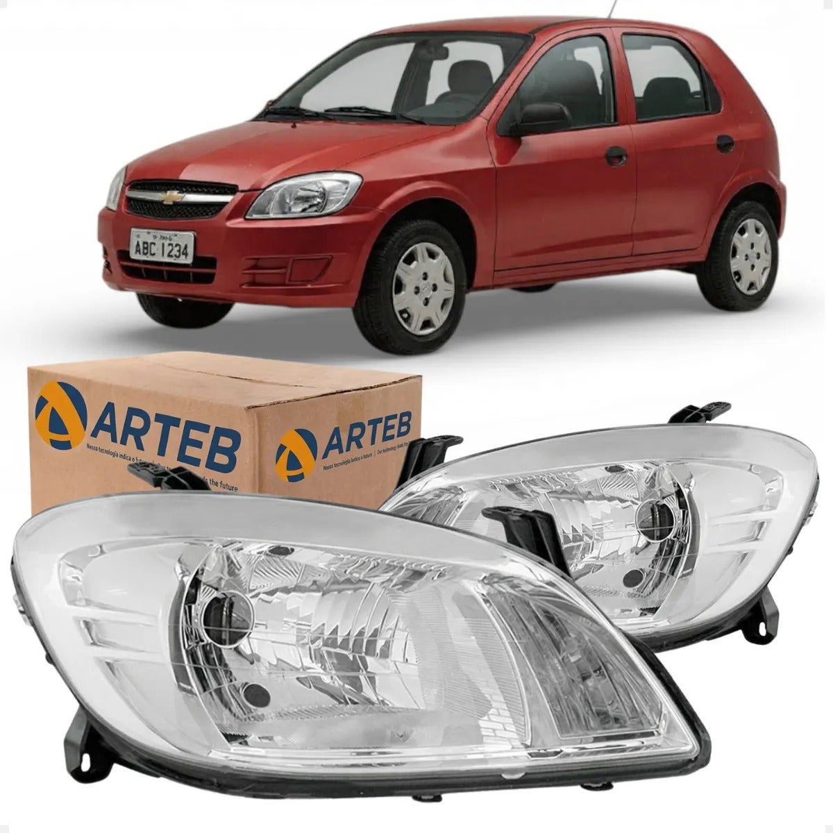 Farol Prisma Celta 2006 2007 2008 2009 2010 2011 Arteb