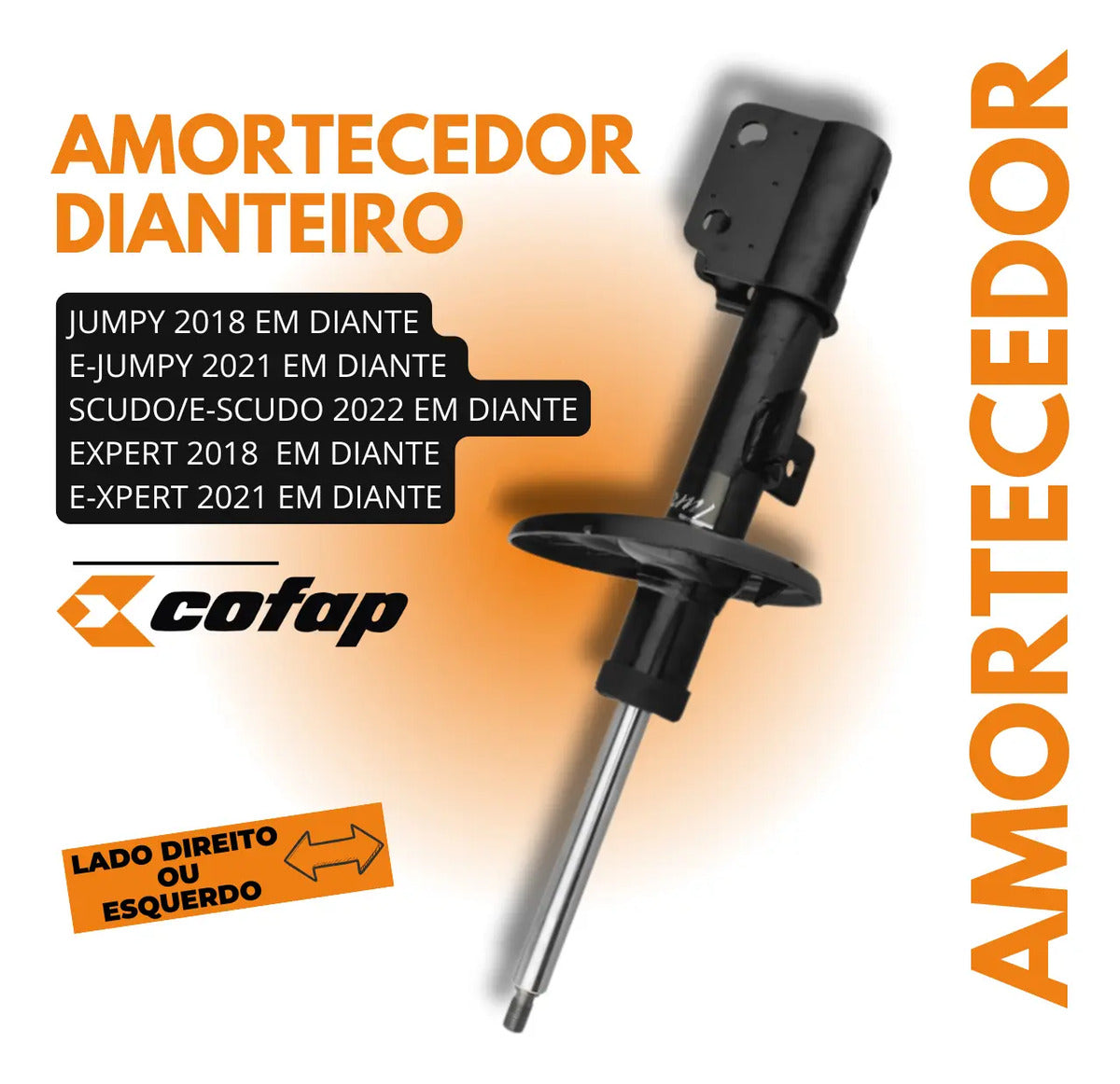 Amortecedor Dianteiro Expert 18/... E-expert 2021/... Cofap