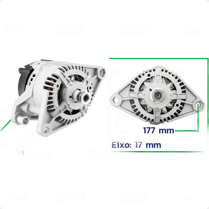 Alternador New Holland Tl80 Tl90 Tl100 85a Completo