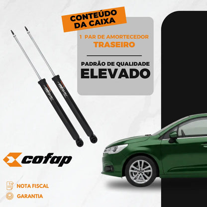 Par Amortecedor Traseiro Citroen C4 Lounge Peugeot 408 Cofap