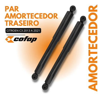 Par Amortecedor Traseiro Cofap C3 2013 A 2021