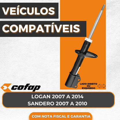 Amortecedor Dianteiro Original Cofap Logan 2009 2010