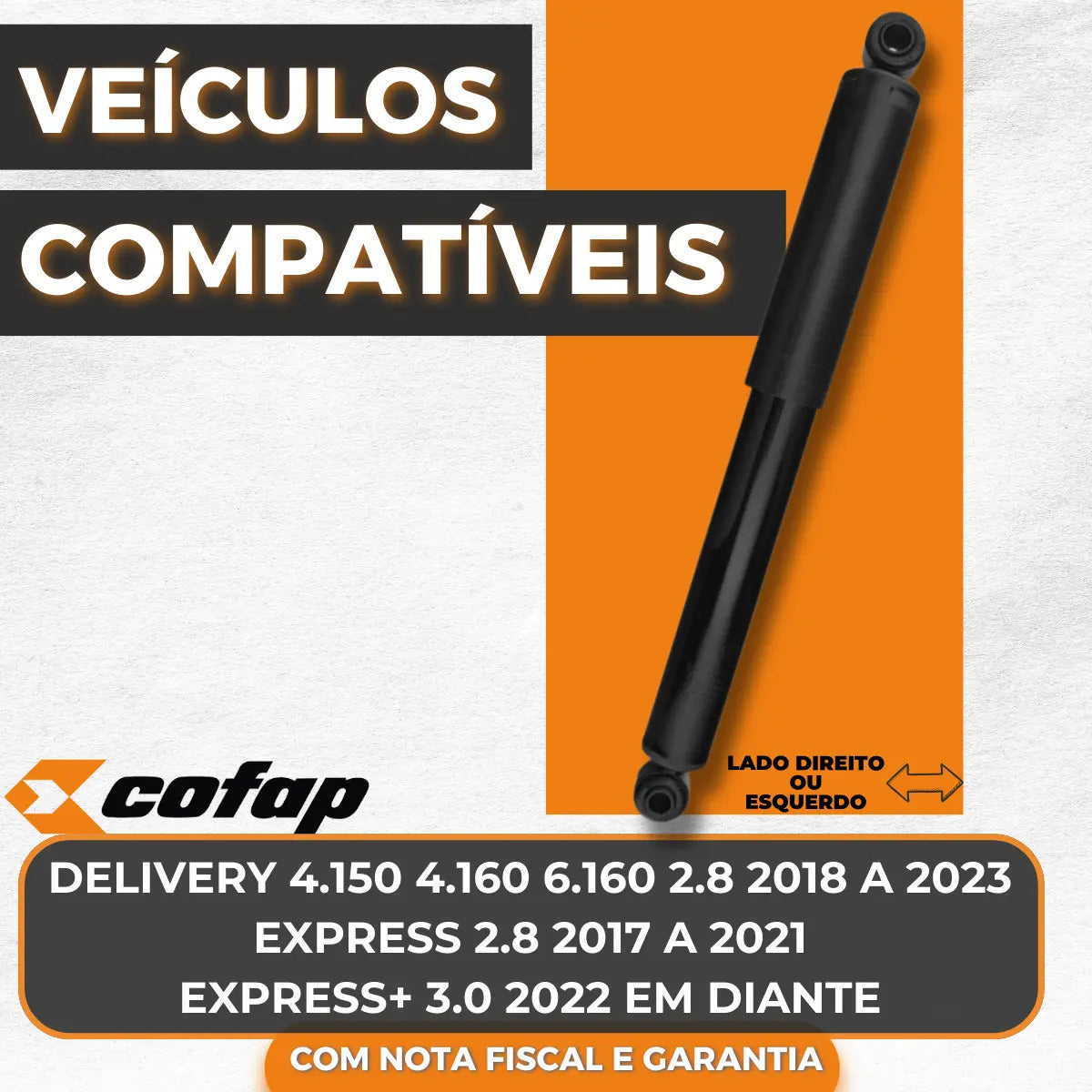 Amortecedor Traseiro Volkswagen Express Delivery Cofap