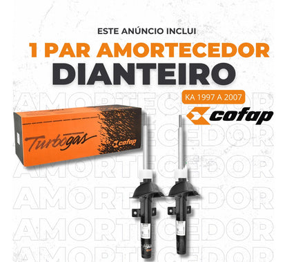 Par Amortecedor Dianteiro Ford Ka 1997 A 2007 Cofap