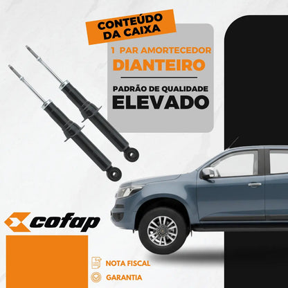 Par Amortecedor Dianteiro S10 4x4 2018 2019 Original Cofap