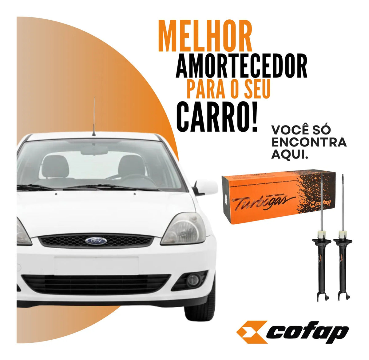 Par Amortecedor Traseiro Fiesta Street 1996 A 2006 Cofap