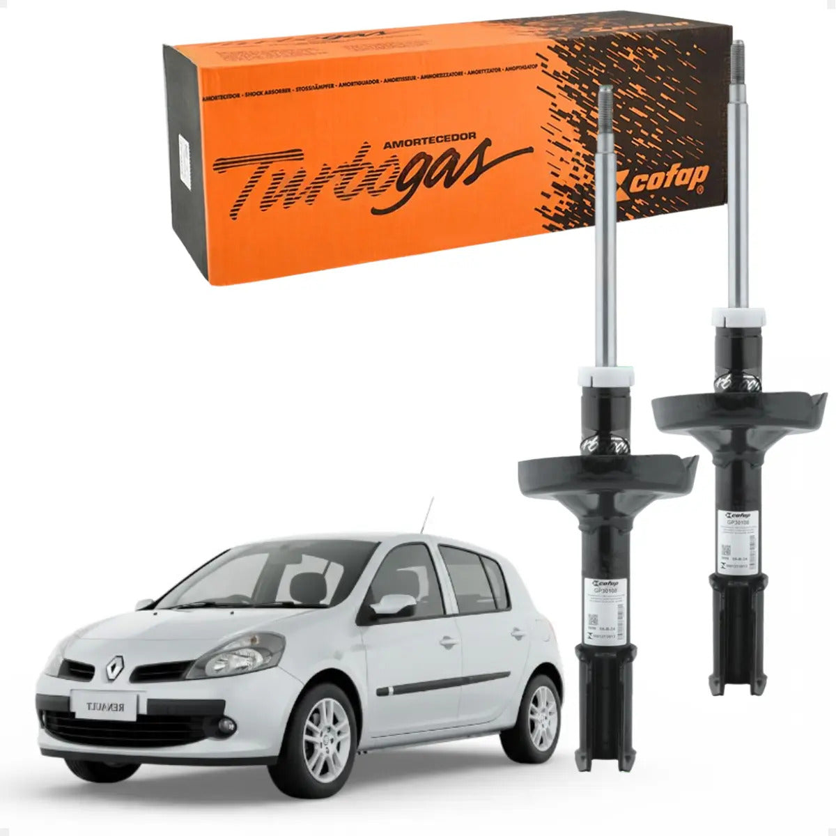Par Amortecedor Dianteiro Clio 1.0 99.. - Cofap