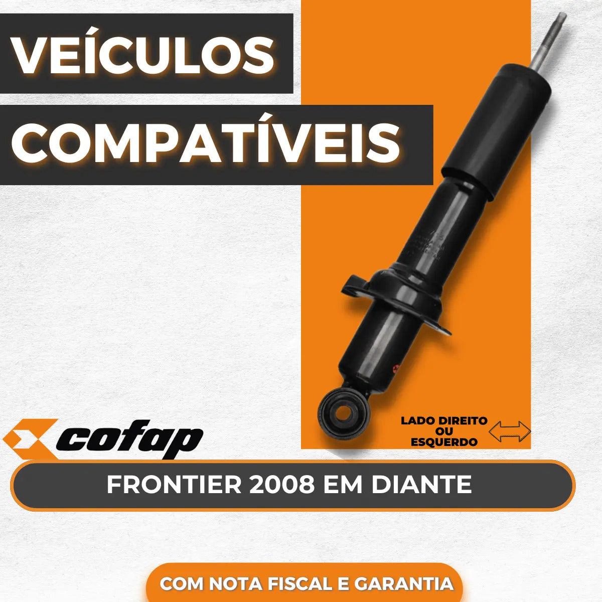 Amortecedor Dianteiro Frontier 2.3 2.5  Cofap Original