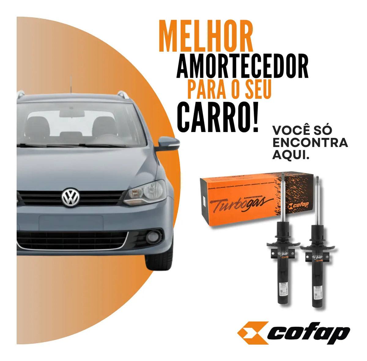 Par Amortecedor Dianteiro Fox 2004 A 2022 Cofap Original