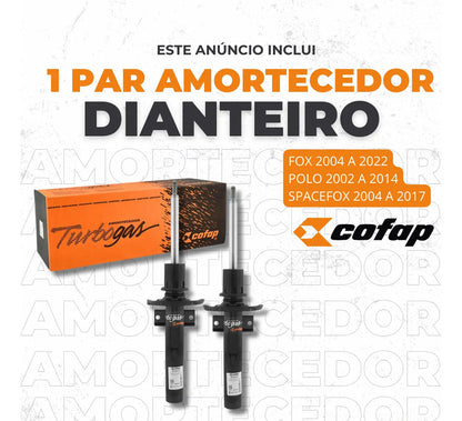 Par Amortecedor Dianteiro Fox 2004 A 2022 Cofap Original