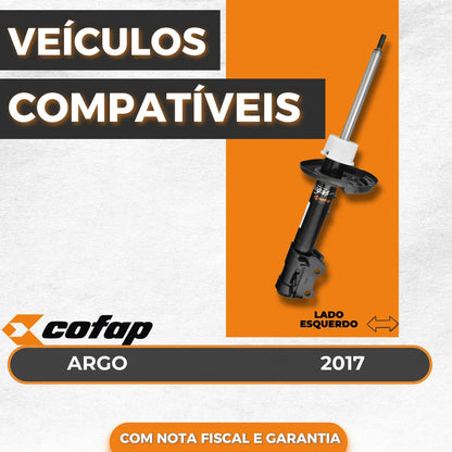 Amortecedor Dianteiro Esquerdo Argo 2017 Cofap Gp33267