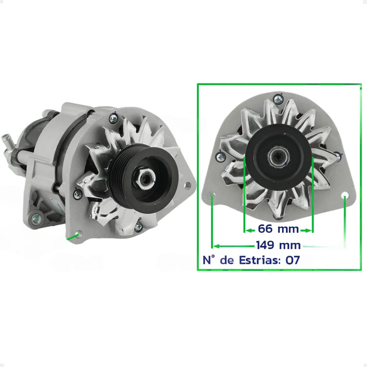 Alternador Ranger S10 Blazer Sprinter 2.5 2.8 1995 A 2006