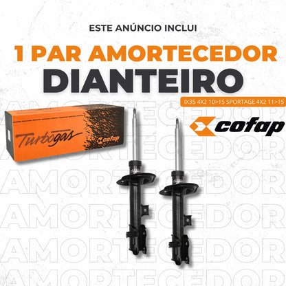 Par Amortecedor Diant Ix35 4x2 10-15 Cofap Gp33222 Gp33223