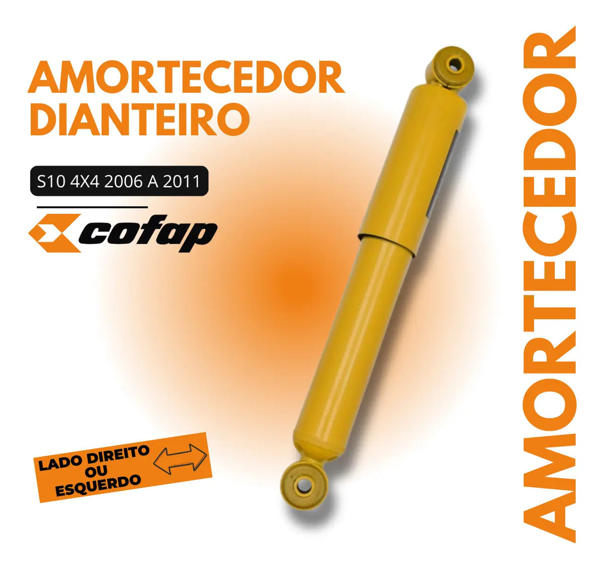 Amortecedor Dianteiro Cofap S10 4x4 06/2006 A 2011