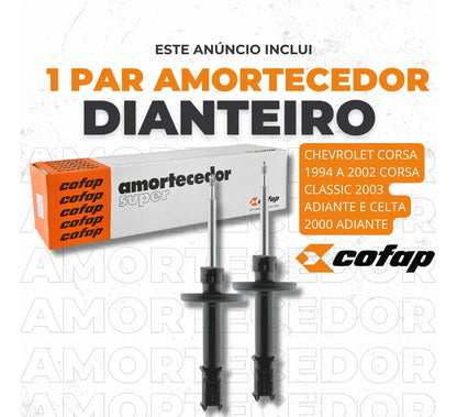 Par Amortecedor Cofap Corsa Classic 2003 Em Diante