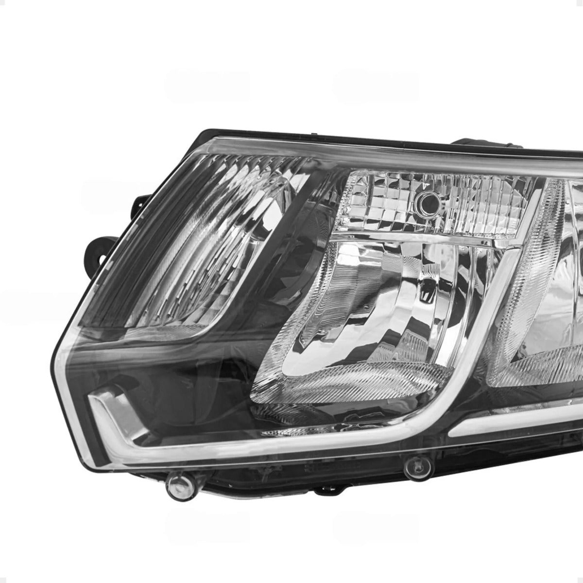 Farol Foco Duplo Másc Negra Logan Sandero 14 A 19 H7 Arteb