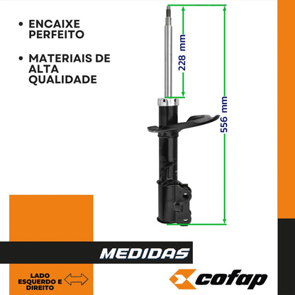 Amortecedor Diant I30 09 12 Cofap Gp33204 Gp33205