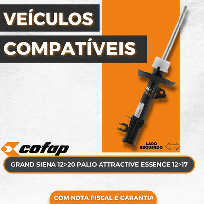 Amortecedor Dianteiro Esquerdo Palio 12 - 17 Cofap Gp32867