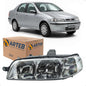 Farol Fiat Siena 2001 2002 2003 2004 Carcaça Cinza Arteb