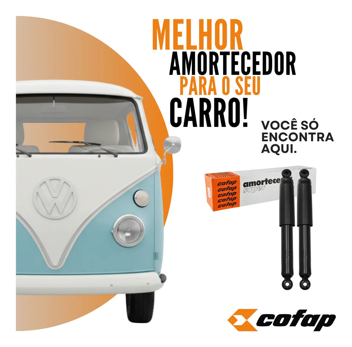 Par Amortecedor Dianteiro Kombi 1978 A 93 94 95 1996 Cofap