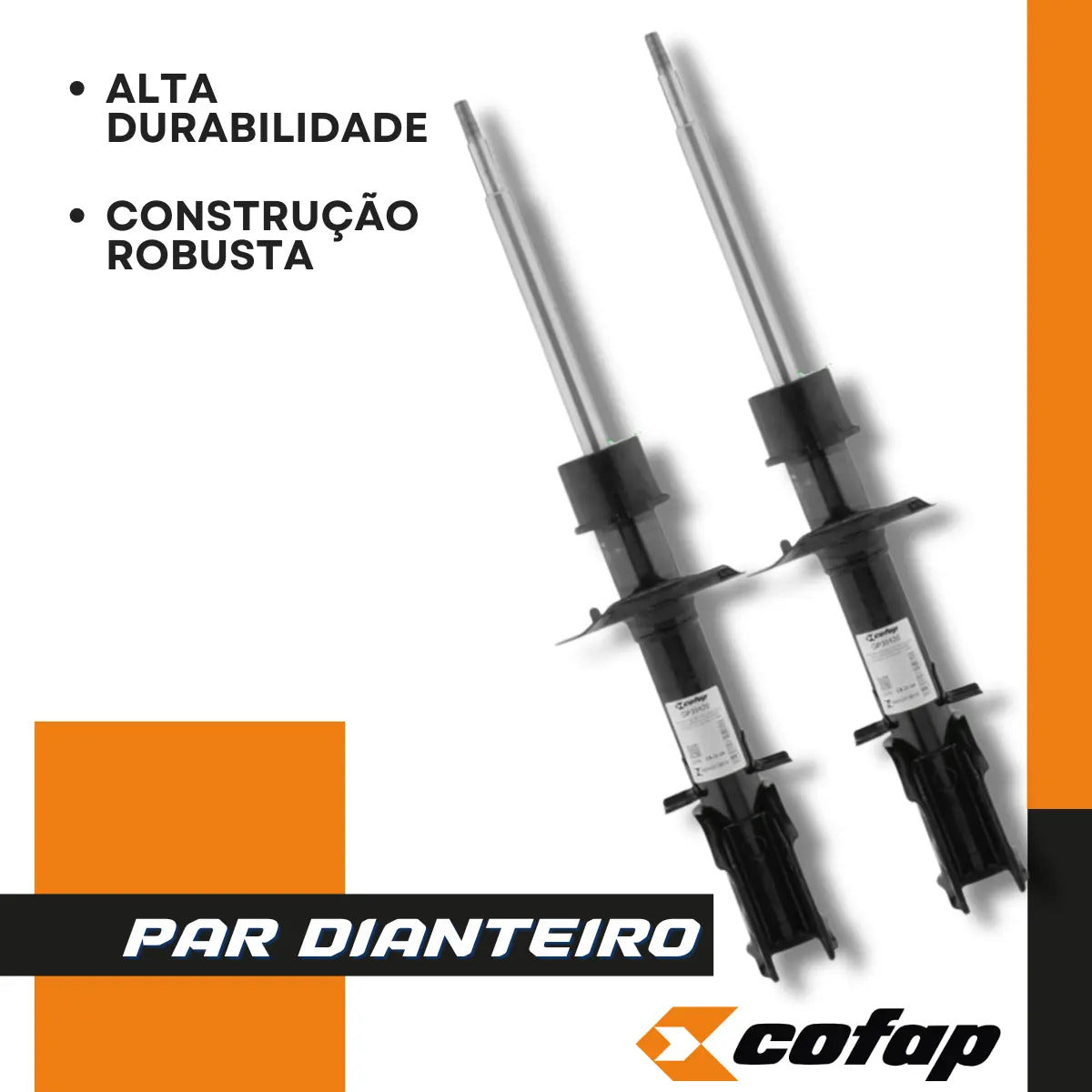 Par Amortecedor Cofap Dianteiro Strada 2001 A 2020