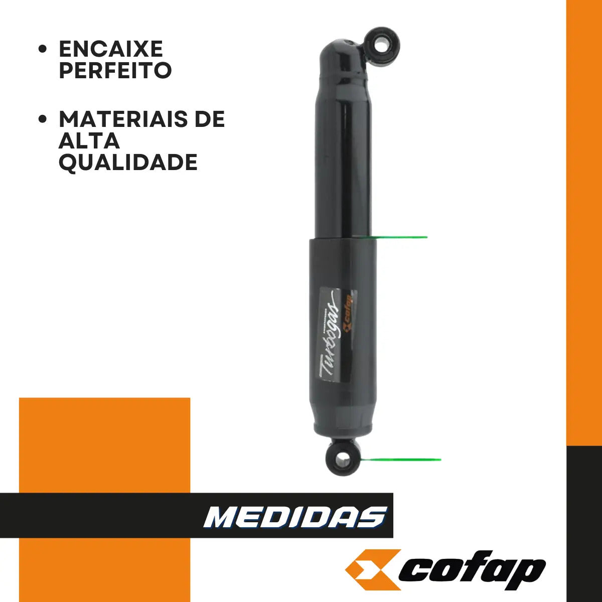 Par Amortecedor Traseiro Fiat Strada Gl12380  Original Cofap