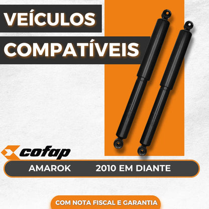 Par Amortecedor Traseiro Amarok 2011 2013 2015 2017 Cofap