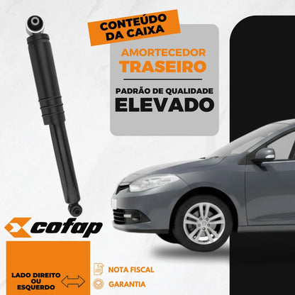 Amortecedor Traseiro Renault Fluence 2011 A 2016 Cofap