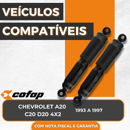 Par Amortecedor Dianteiro D-20 93 94 95 96 Original Cofap