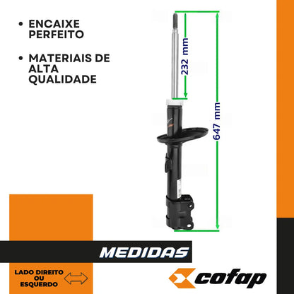 Amortecedor Dianteiro Duster Manual Até 2014 - Cofap