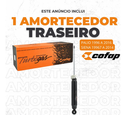 Amortecedor Traseiro Palio 1999 A 2015 Original Cofap