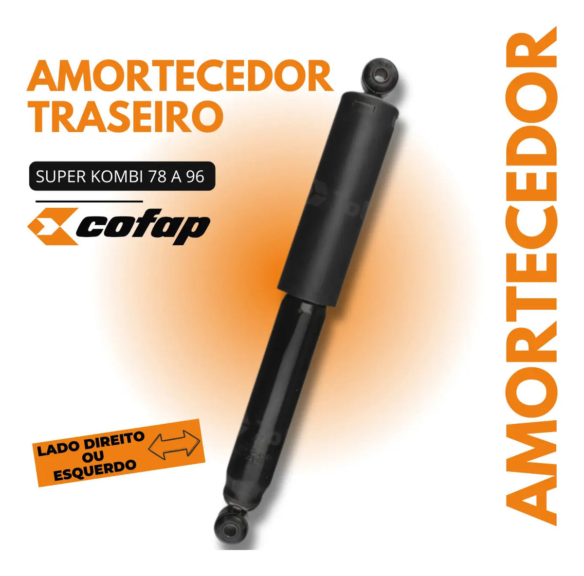 Amortecedor Traseiro Kombi Clipper 1978 A 1996 Cofap Super