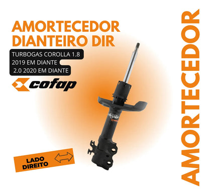 Amortecedor Dianteiro Direito - Cofap - Gp33412