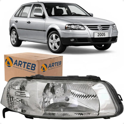 Farol Vw Parati Saveiro Gol G3 2000 A 2005 Foco Simple Arteb