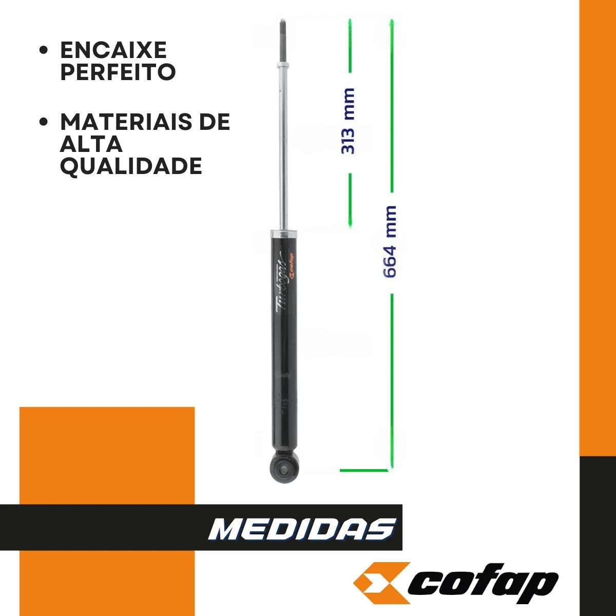 Par Amortecedor Traseiro Toyota Etios 2012 A 2021 Cofap