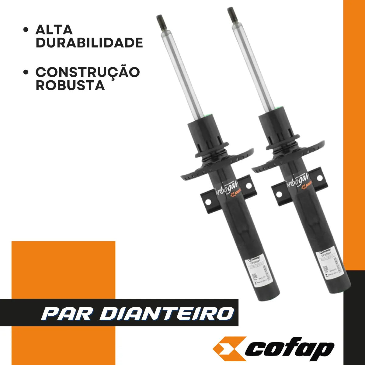 Par Amortecedor Dianteiro Saveiro Robust 2019 Cofap