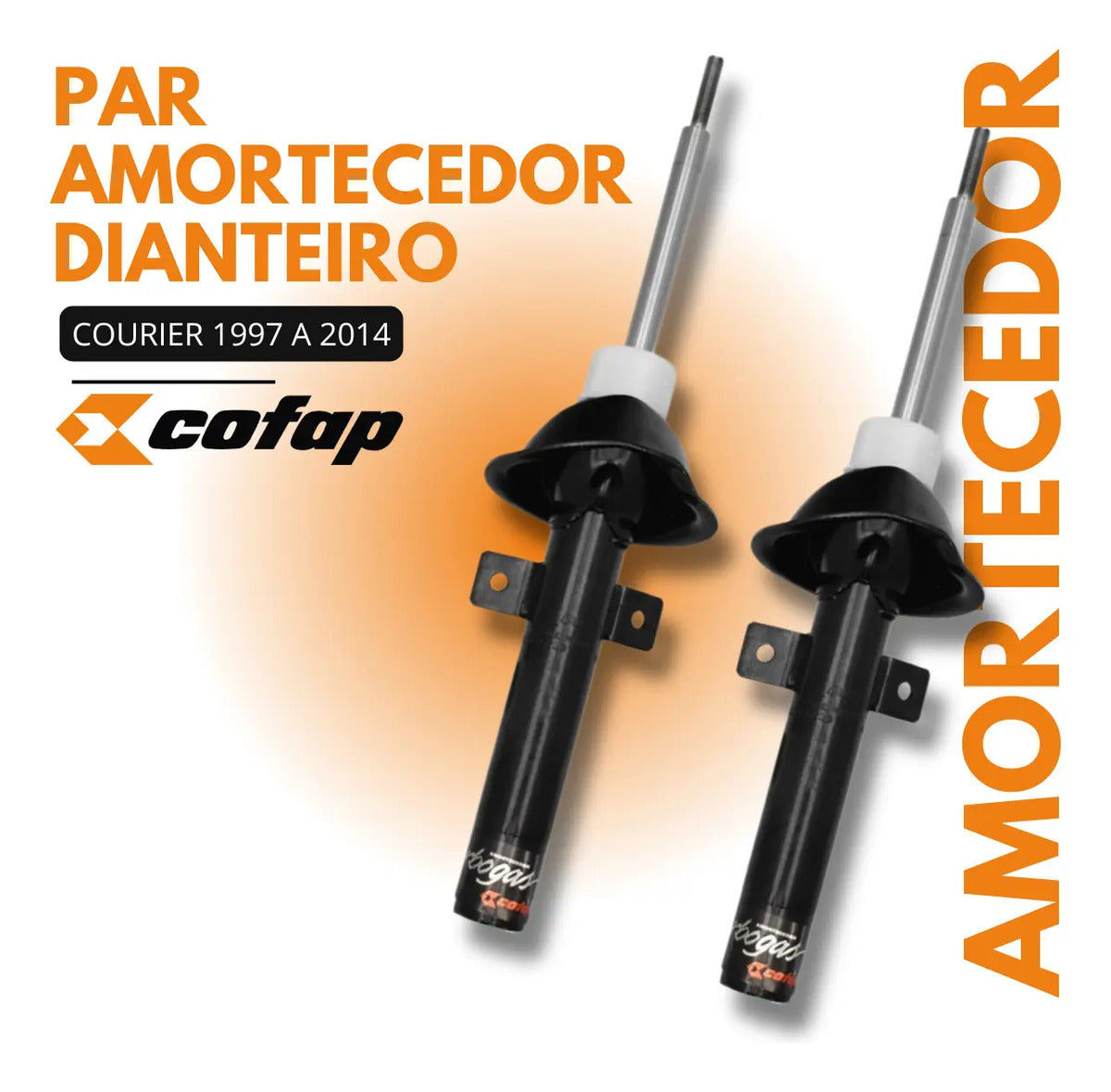 Par Amortecedor Dianteiro Courier 2001 2002 Original Cofap